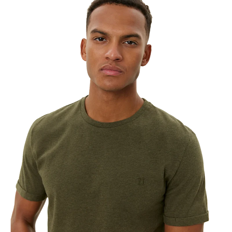 Nørregaard T-shirt Tonal Forest Green Melange
