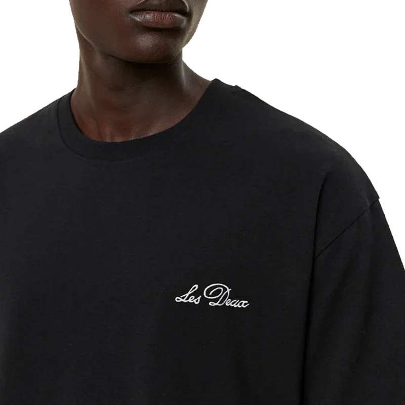 Crew T-shirt Black/white