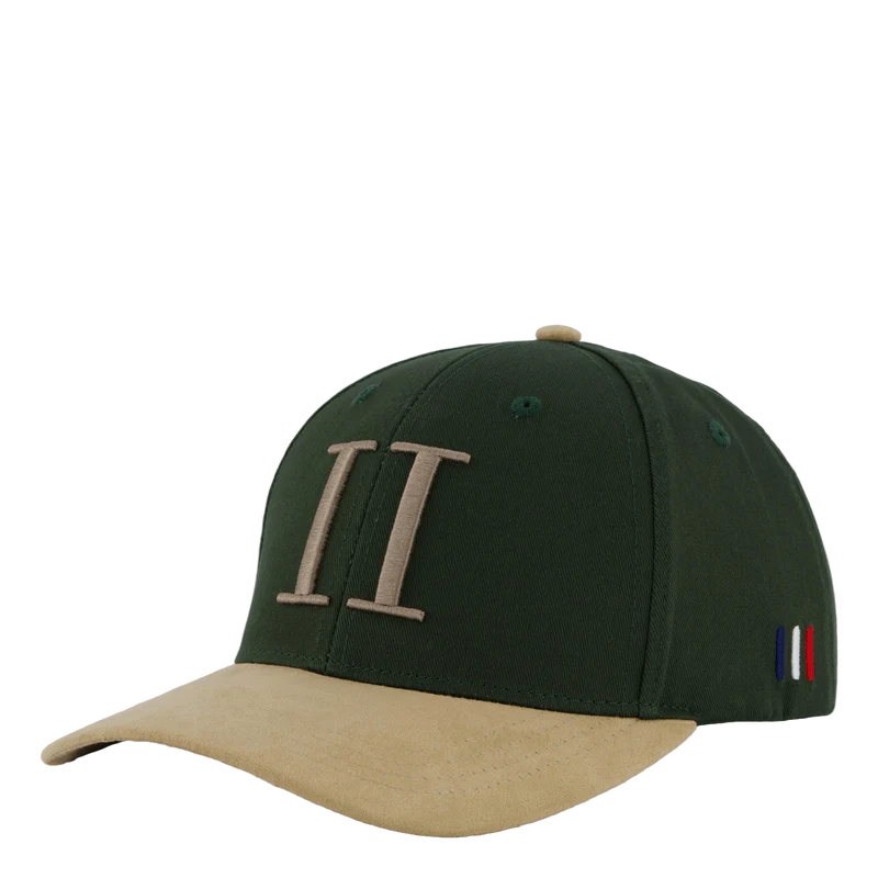 Baseball Cap Contrast Suede Ii Dark Chive Green/warm Sand