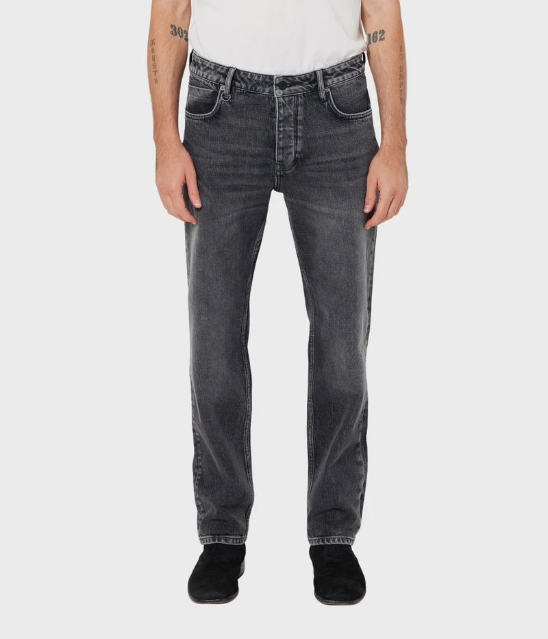Ray Straight Dead Moon. (6920-ORGANIC WASHED BLACK)