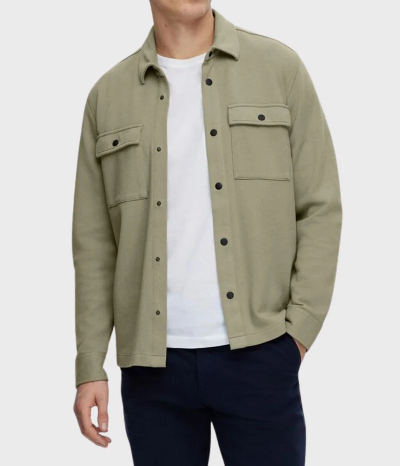 Slhjackie Sweat Jacket Noos. (Vetiver)