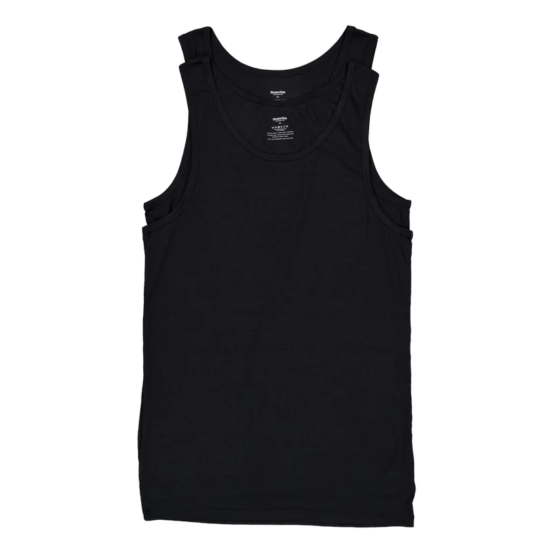 Tanktop 2-pack Bamboo Black