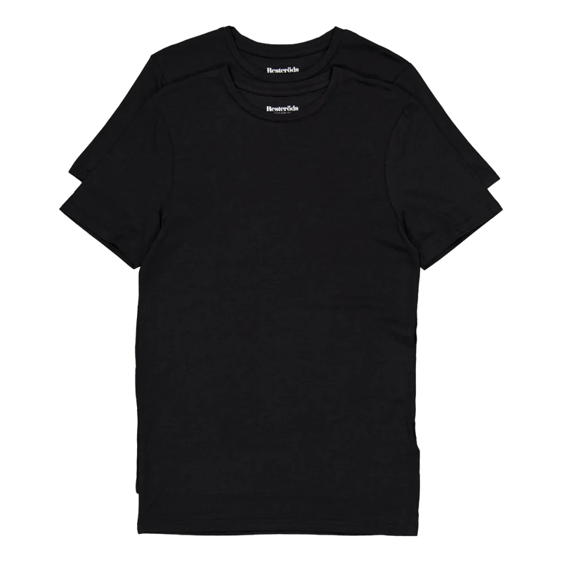 Tee 2-pack Bamboo Black