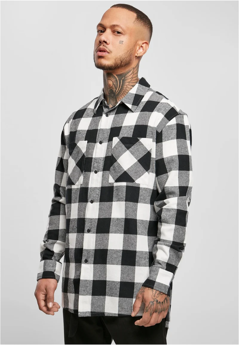 UC Long Oversized Checked Shirt