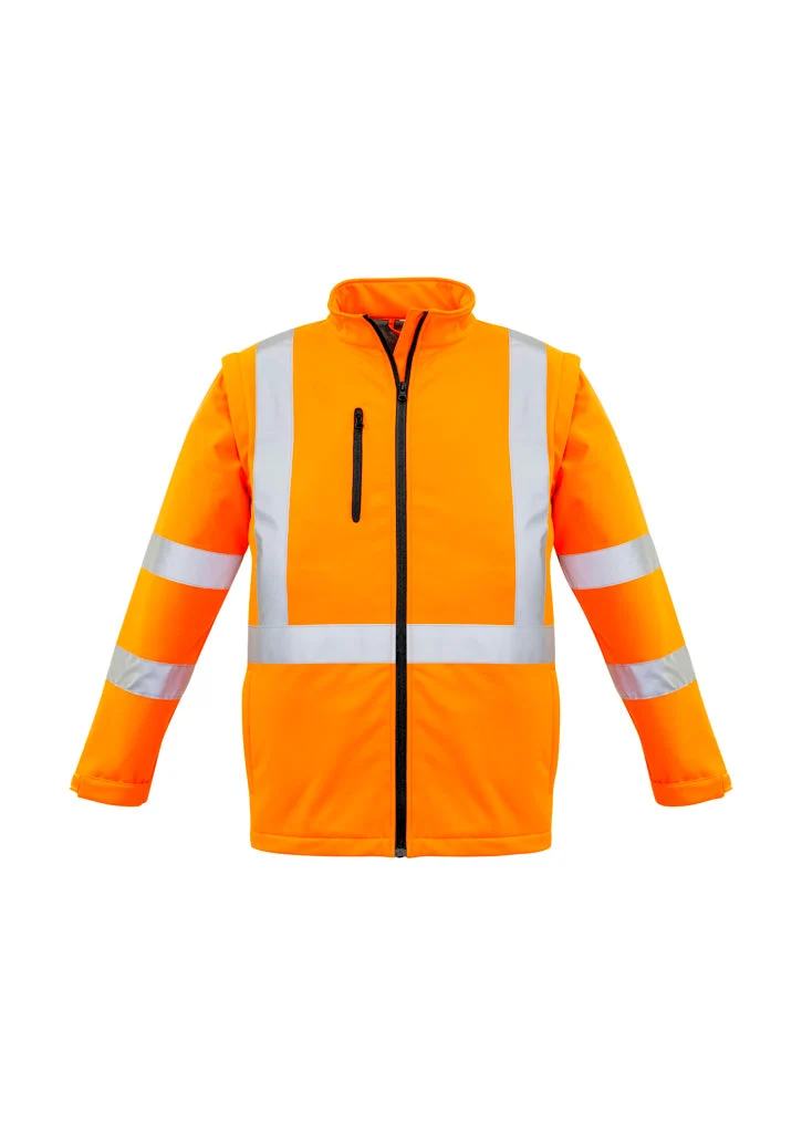 Syzmik Unisex Hi Vis X back 2 in 1 Softshell Jacket