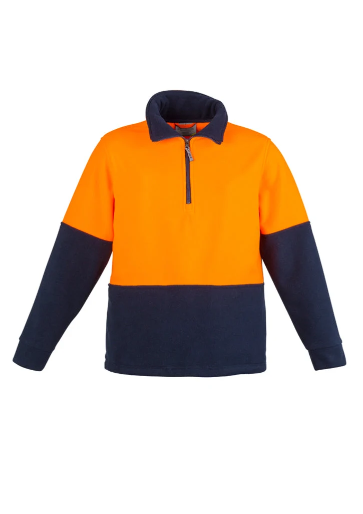 Syzmik Unisex Hi Vis 1/2 Zip Polar Fleece