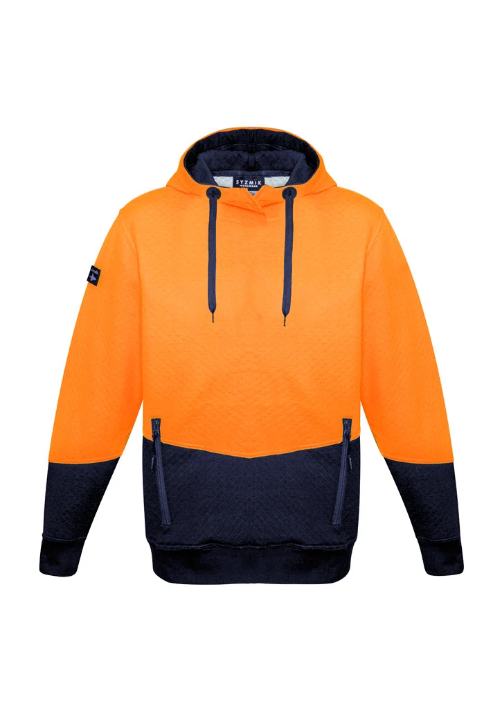 Syzmik Unisex Hi Vis Textured Jacquard Hoodie