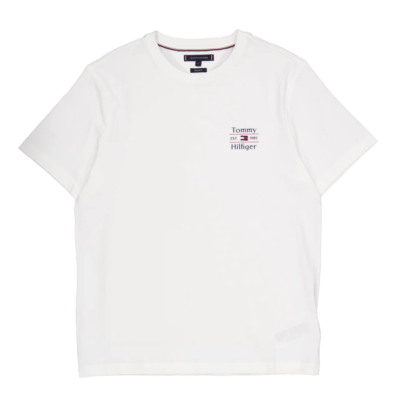 Hilfiger Stack Tee White