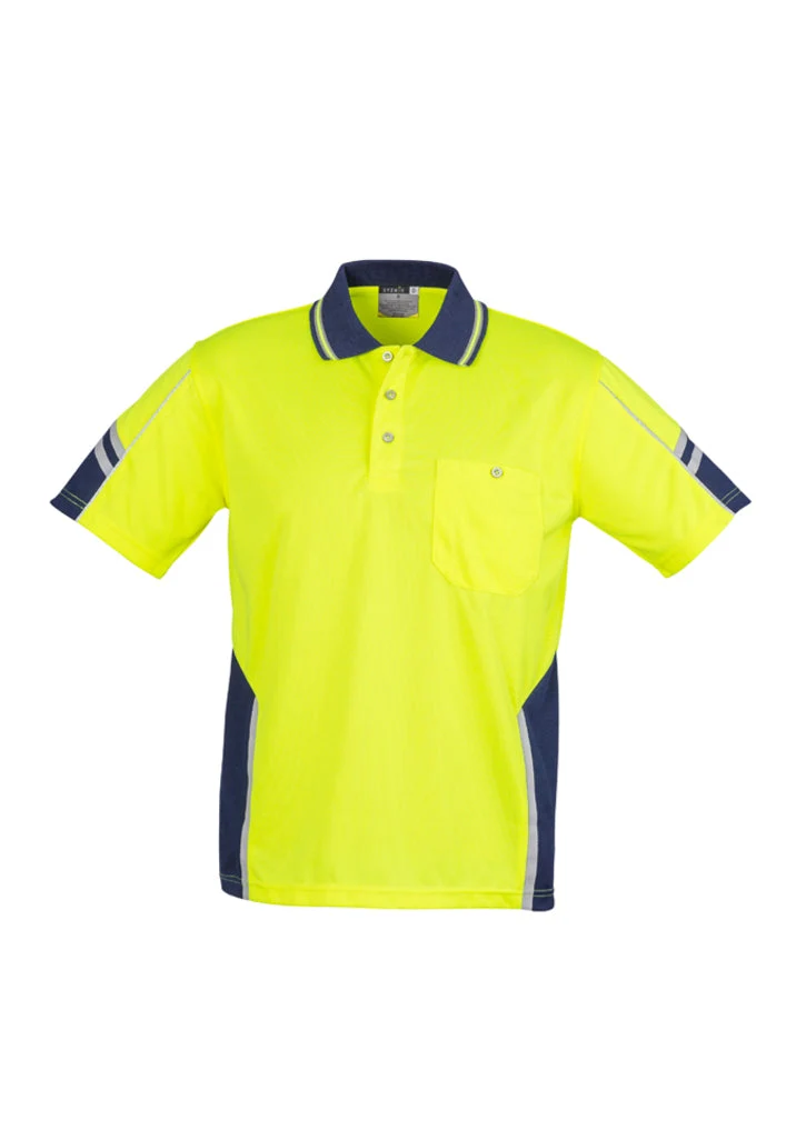 Syzmik Mens Hi Vis Squad S/S Polo