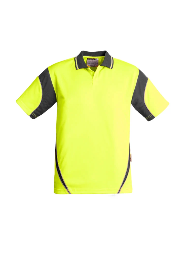 Syzmik Mens Hi Vis Aztec S/S Polo