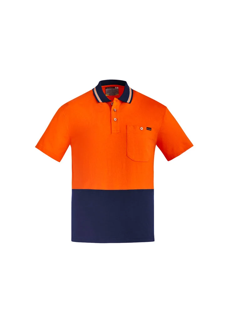 Syzmik Mens Hi Vis Cotton S/S Polo