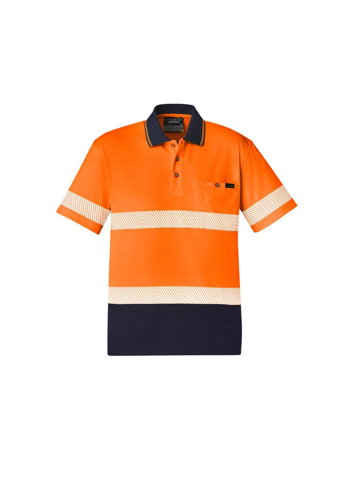 Syzmik Unisex Hi Vis Segmented S/S Polo