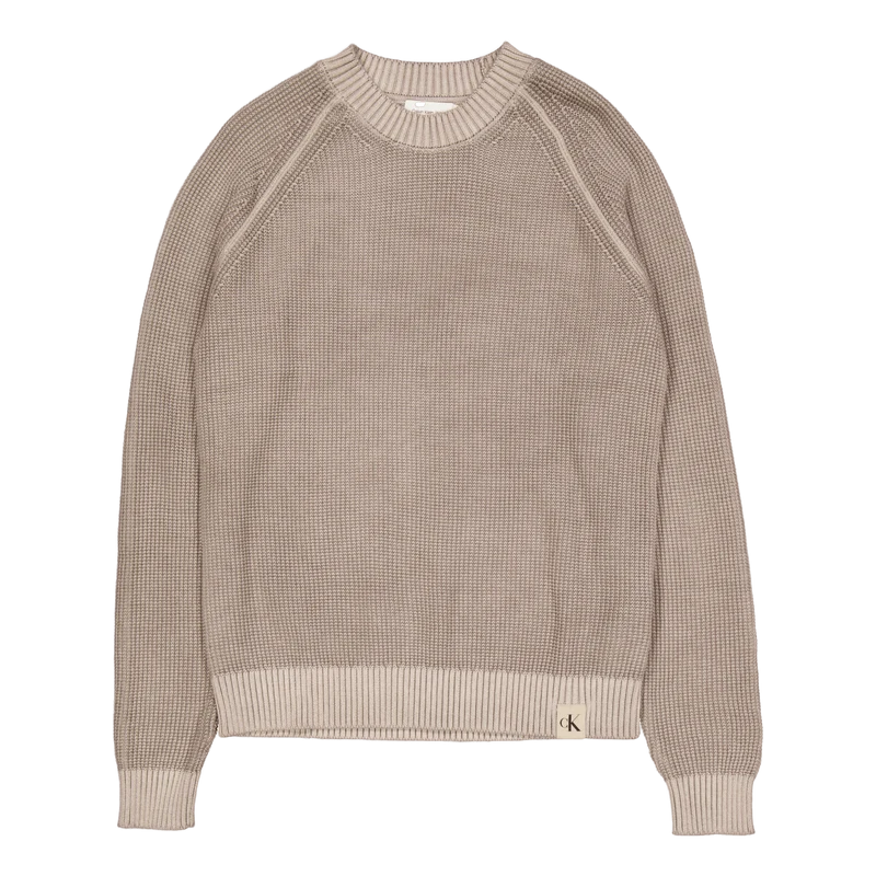 Washed Raglan Sweater Grey