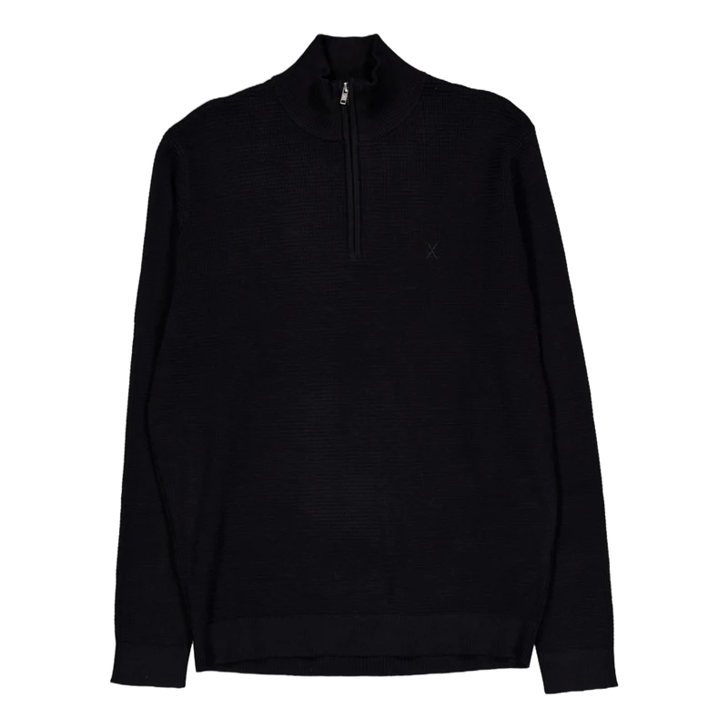 Oscar Half-zip Knit Black