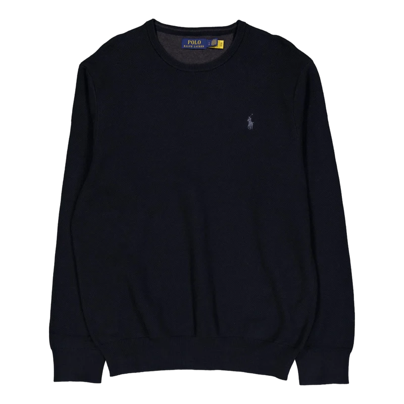 Polo Ralph Lauren Textured Cotton Crewneck Sweat Polo