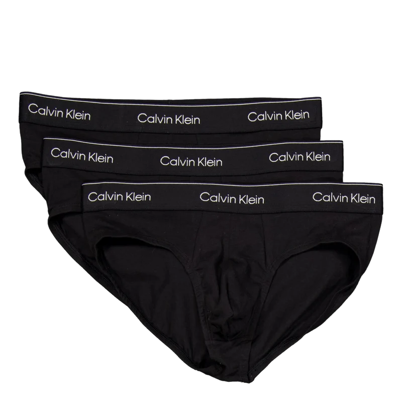 Hip Brief 3pk Tm6 Black W/ Black Wb
