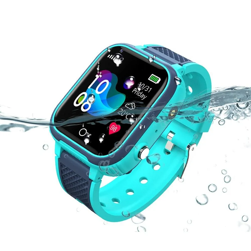 Green 4G Kids GPS Smart Watch