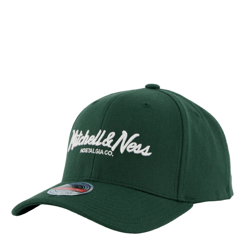Pinscript Snapback Dark Green/white