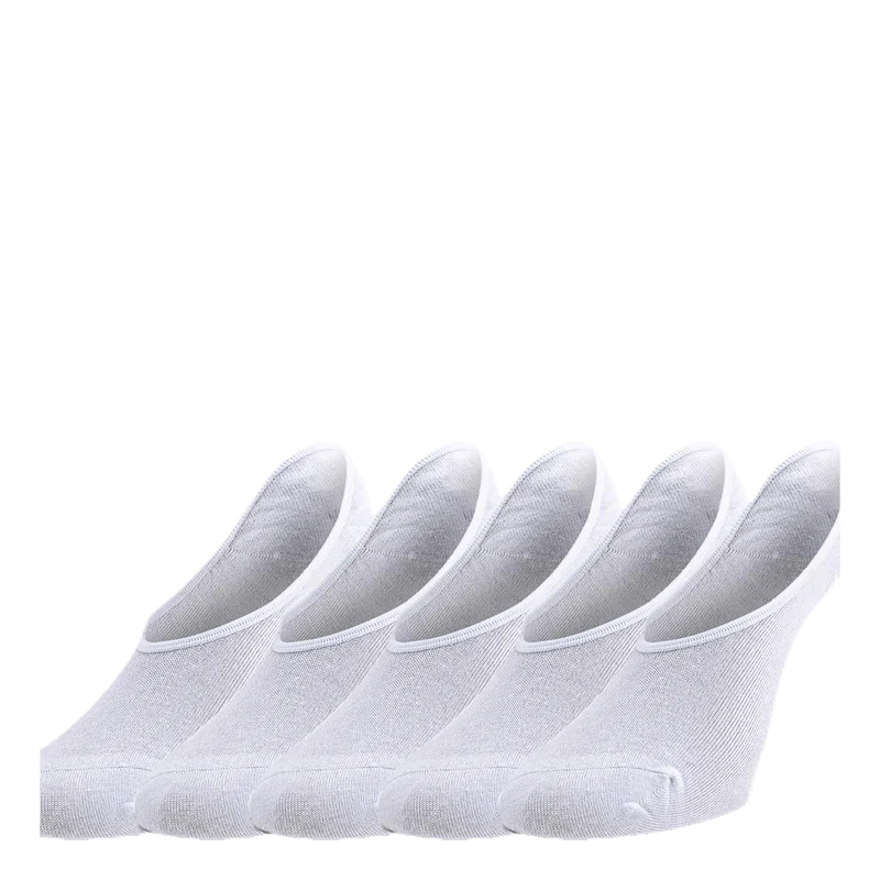 Ankle Socks Bamboo 5-pack White