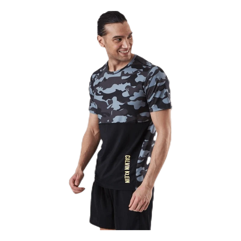 Perfect Workout SS Tee Patterned/Black