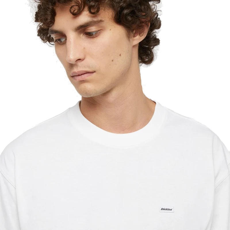 Clancy Heavyweight Tee Ss White