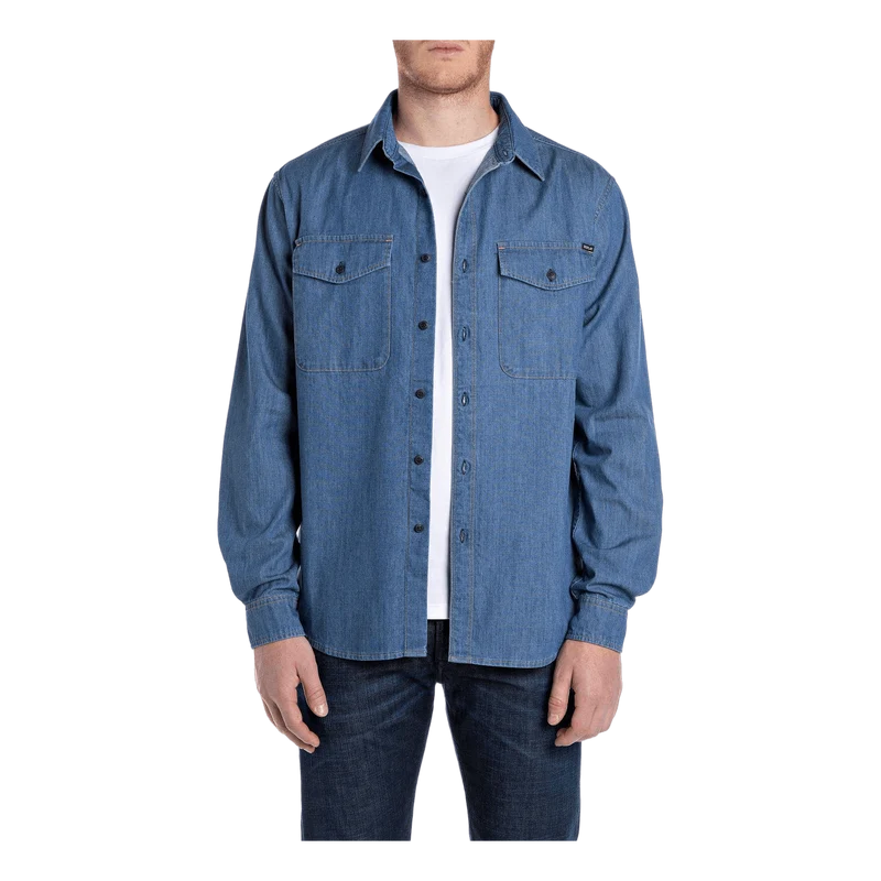 Denim Shirt 009 Medium Blue