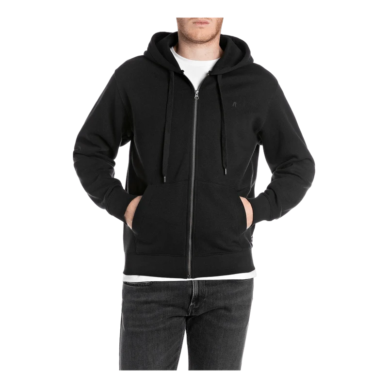 Zip Hoodie 098 Black