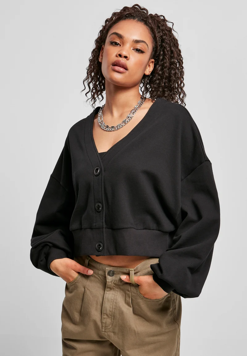 UC Organic Oversized Short Terry Cardigan