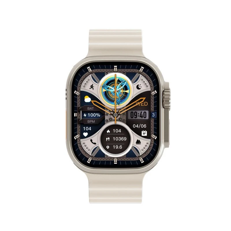 Silver UltraAi3 5G Smart Watch