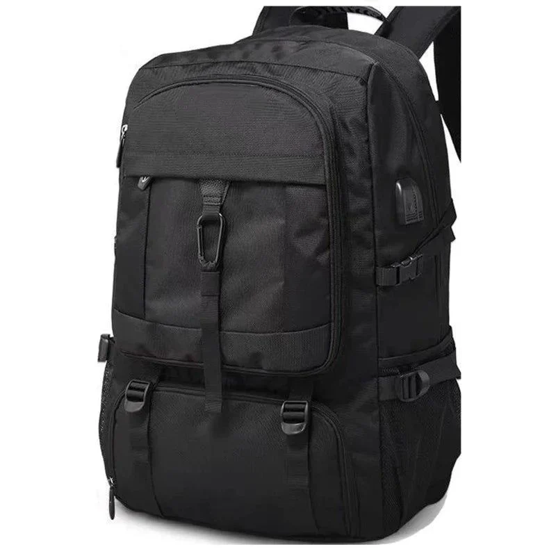 80L Mens Travel Backpack Waterproof Black