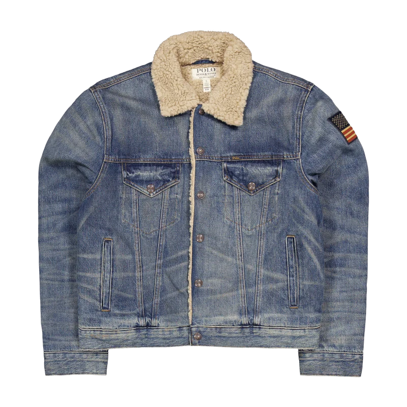 Polo Ralph Lauren Rigid Denim Sherpa Icon Trucke 001 Earlton