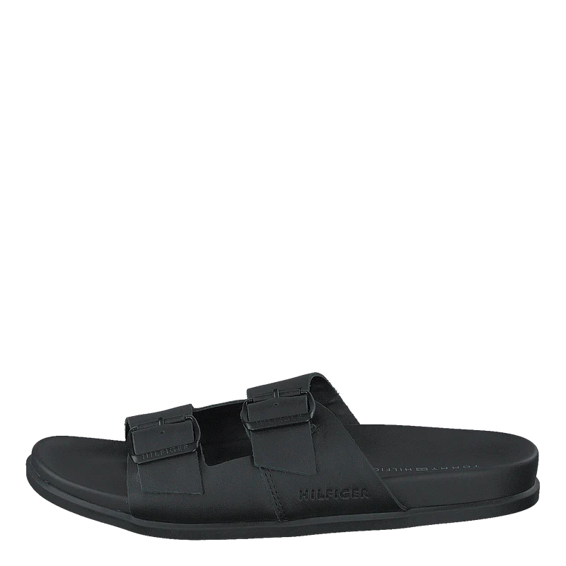 Tommy Hilfiger Elevated Leather Buckle Sandal Bds