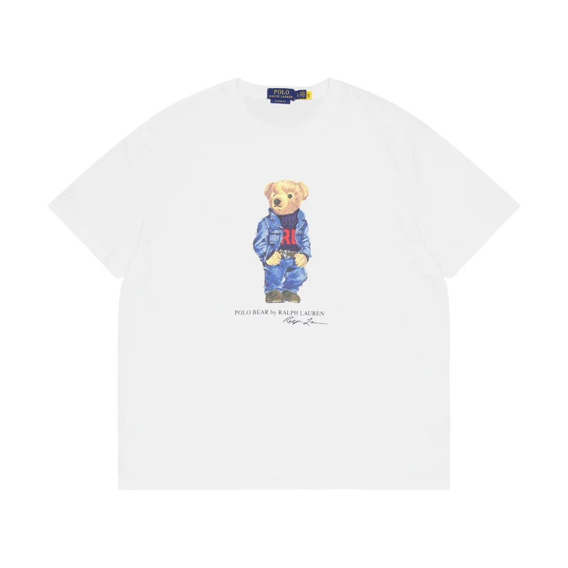 Polo Ralph Lauren Graphic T-shirt 011 Fa 22 Denim Bear