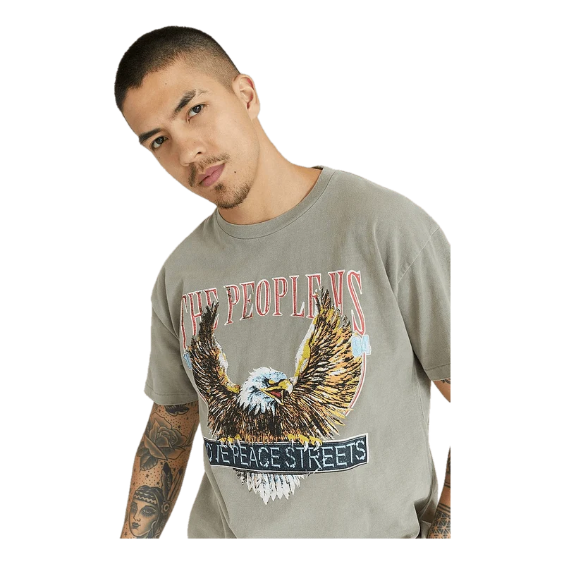 Rally Eagle Vintage Tee Cement
