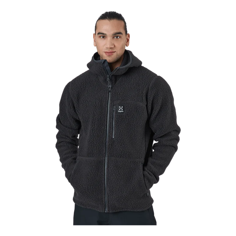 Pile Hood Men Slate