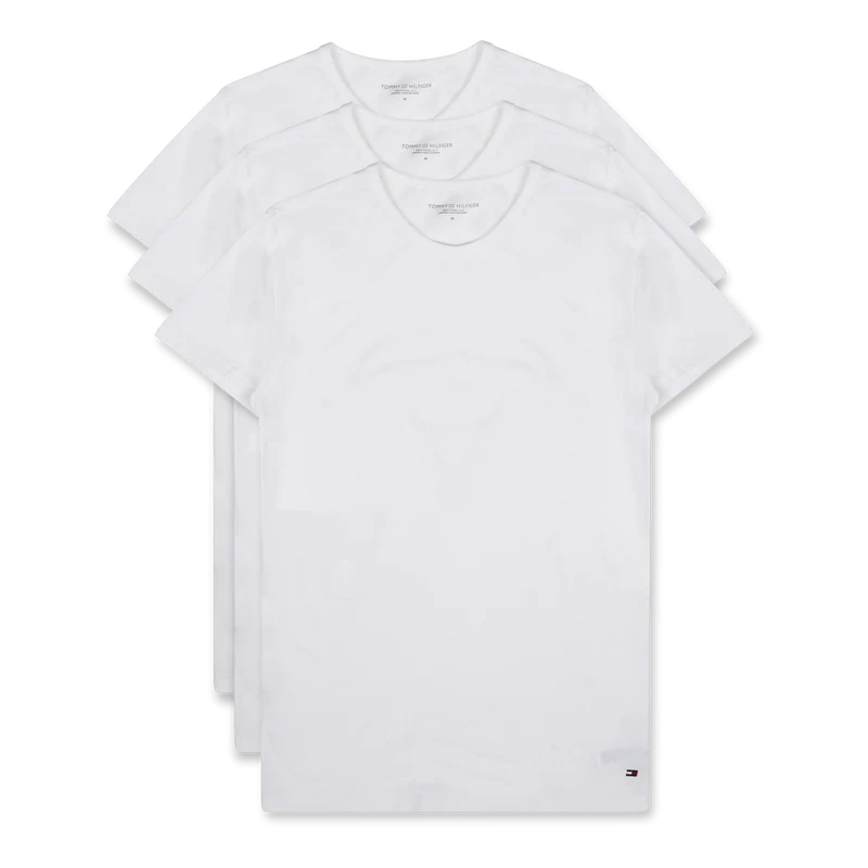 Stretch Cn Tee Ss 3pack 100