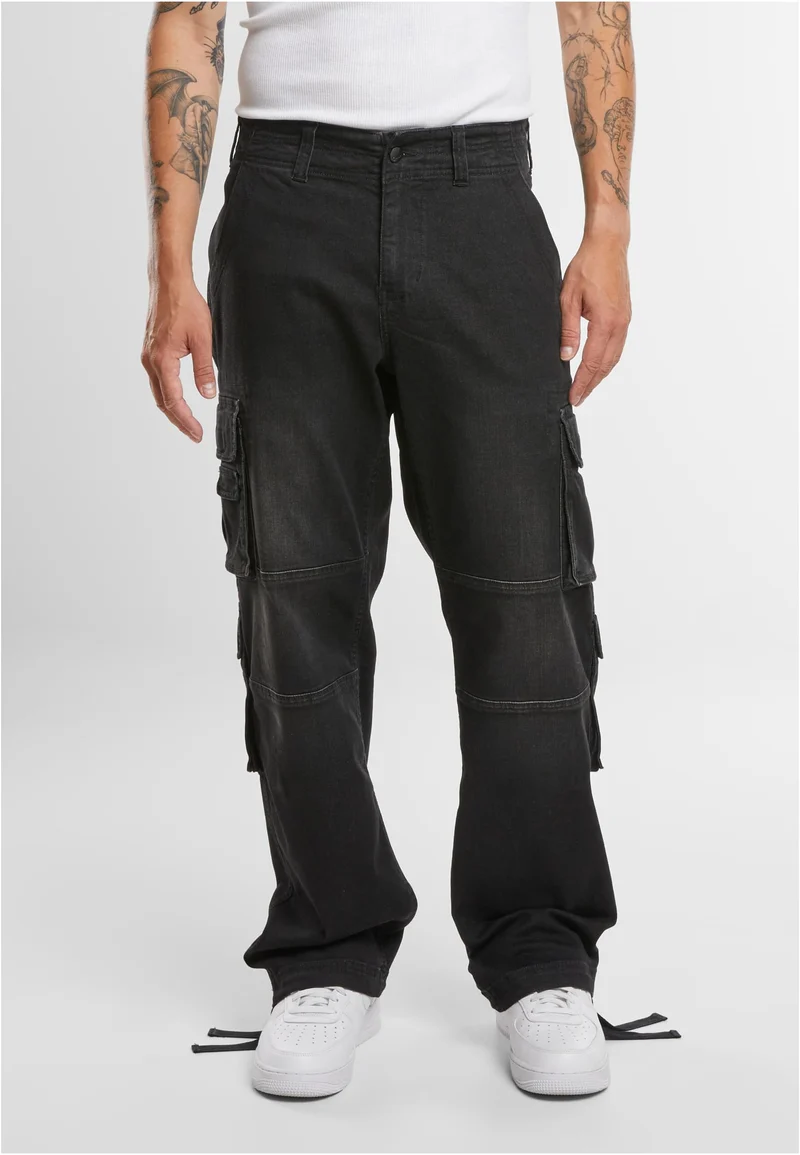 B Denim Cargo Pants