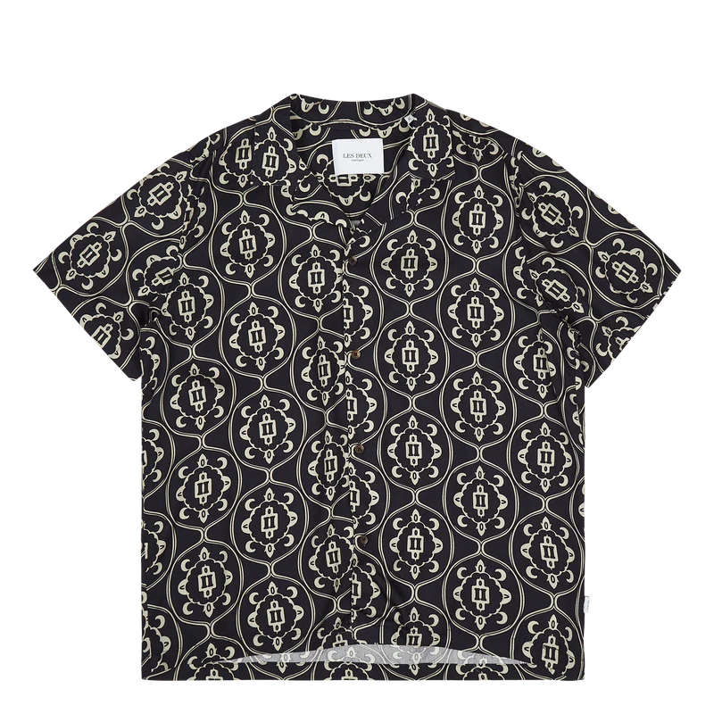 Les Deux Ornament Aop Tencel Ss Shirt