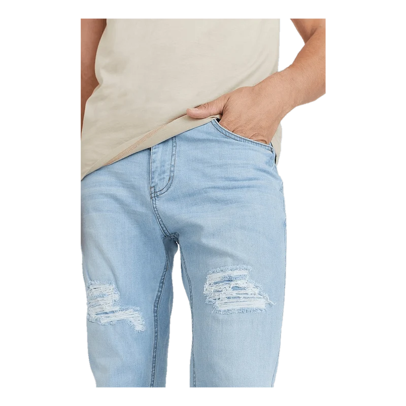 Tapered Cropped Jeans