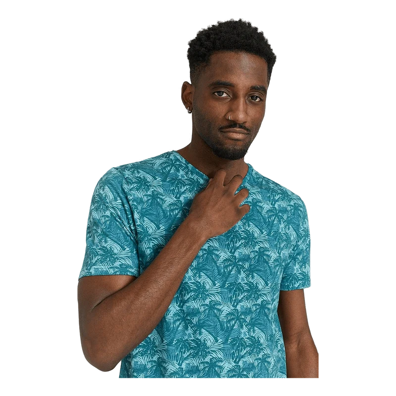 Studio Total Studio Total Printed Tee Turquoise Palm