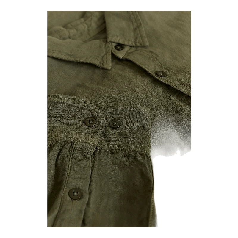 Studio Total Studio Total Classic Linen Shirt Army