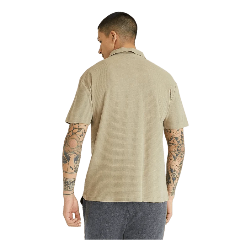Studio Total Studio Total Structured Polo Shirt Khaki