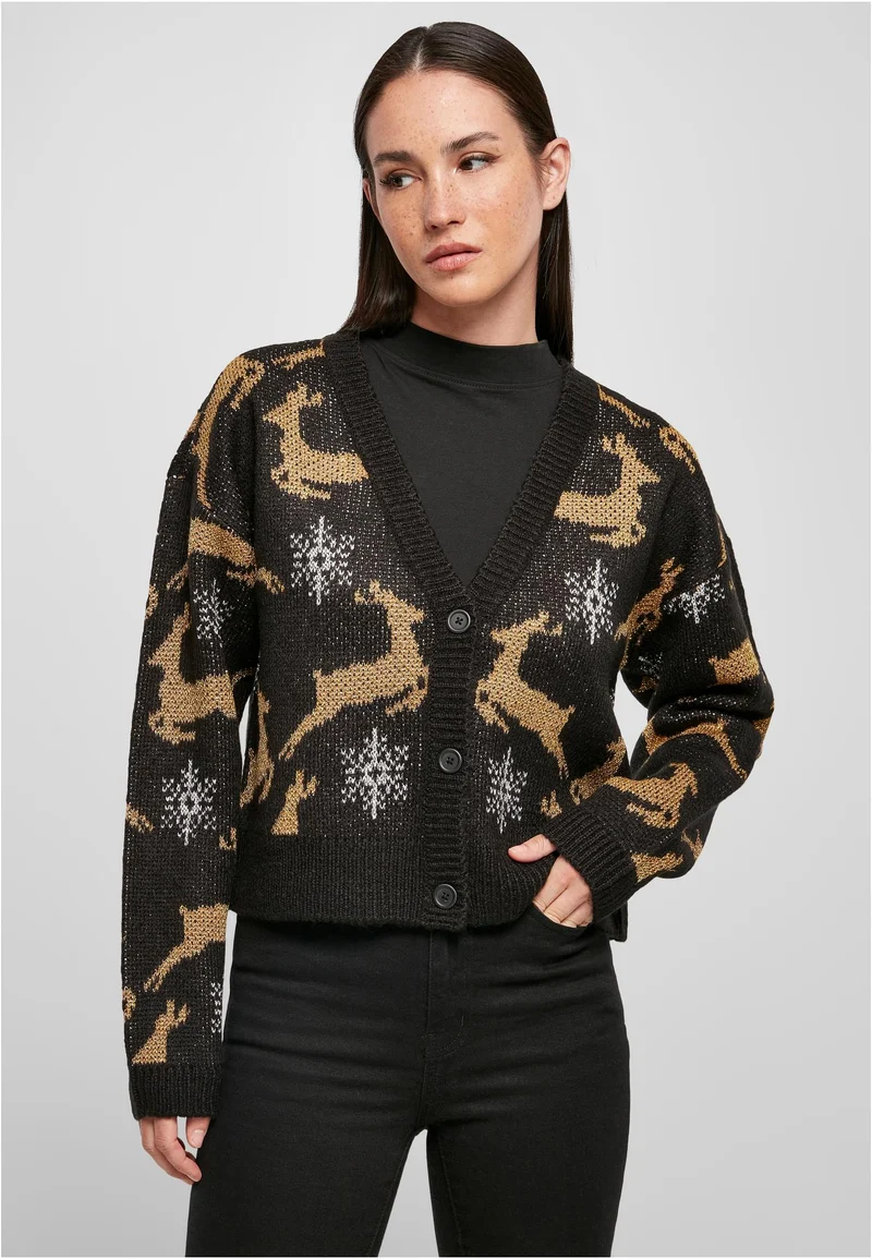 UC Short Oversized Christmas Cardigan