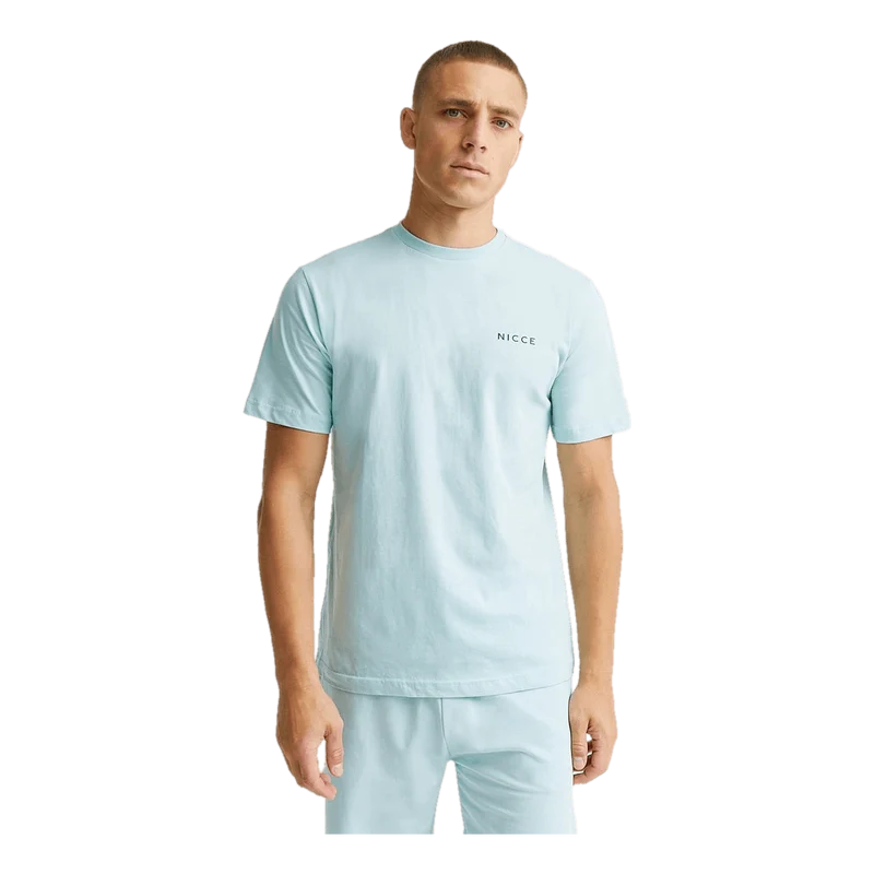 Nicce Chest Logo T-shirt Aqua