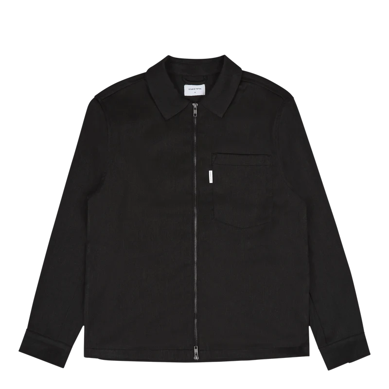 Studio Total Zip Twill Overshirt