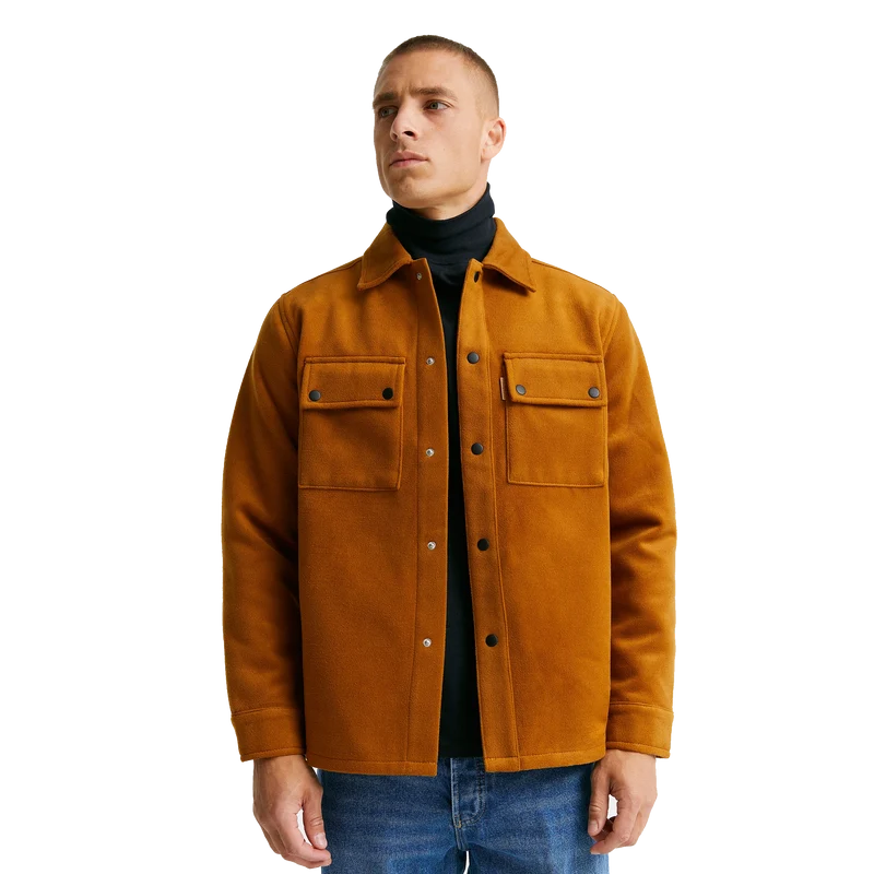 Studio Total Snap Overshirt Ochra