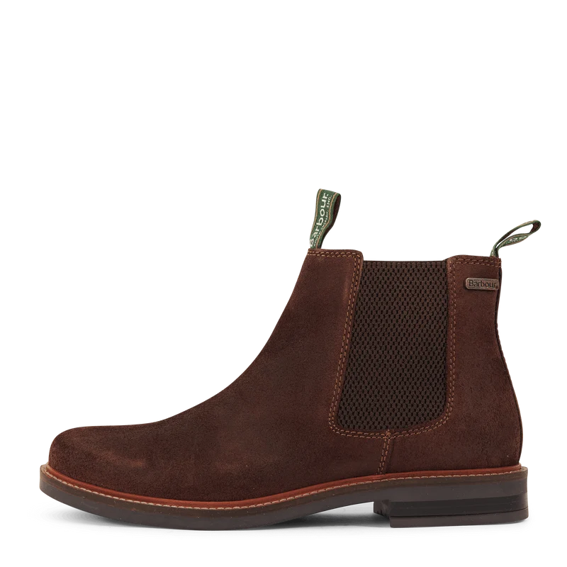 Barbour Farsley Choco Suede