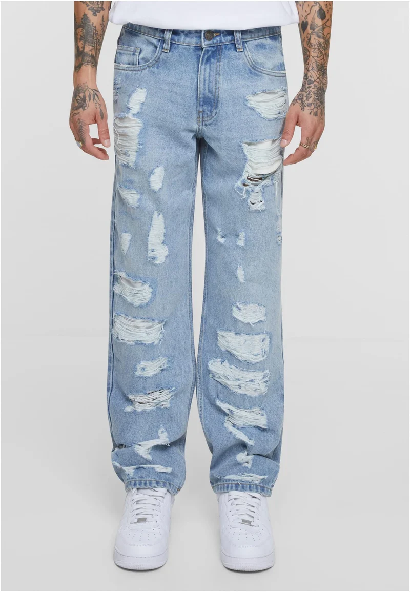 UC Heavy Ounce Straight Fit Heavy Destroyed Jeans