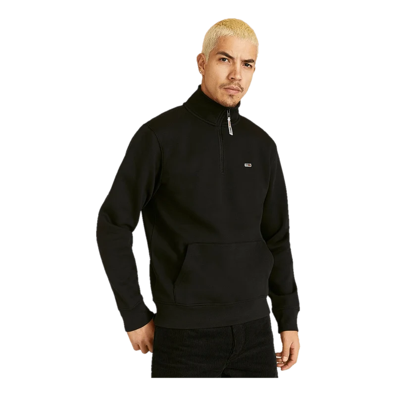 Tommy Hilfiger Tjm Solid Zip Mock Neck