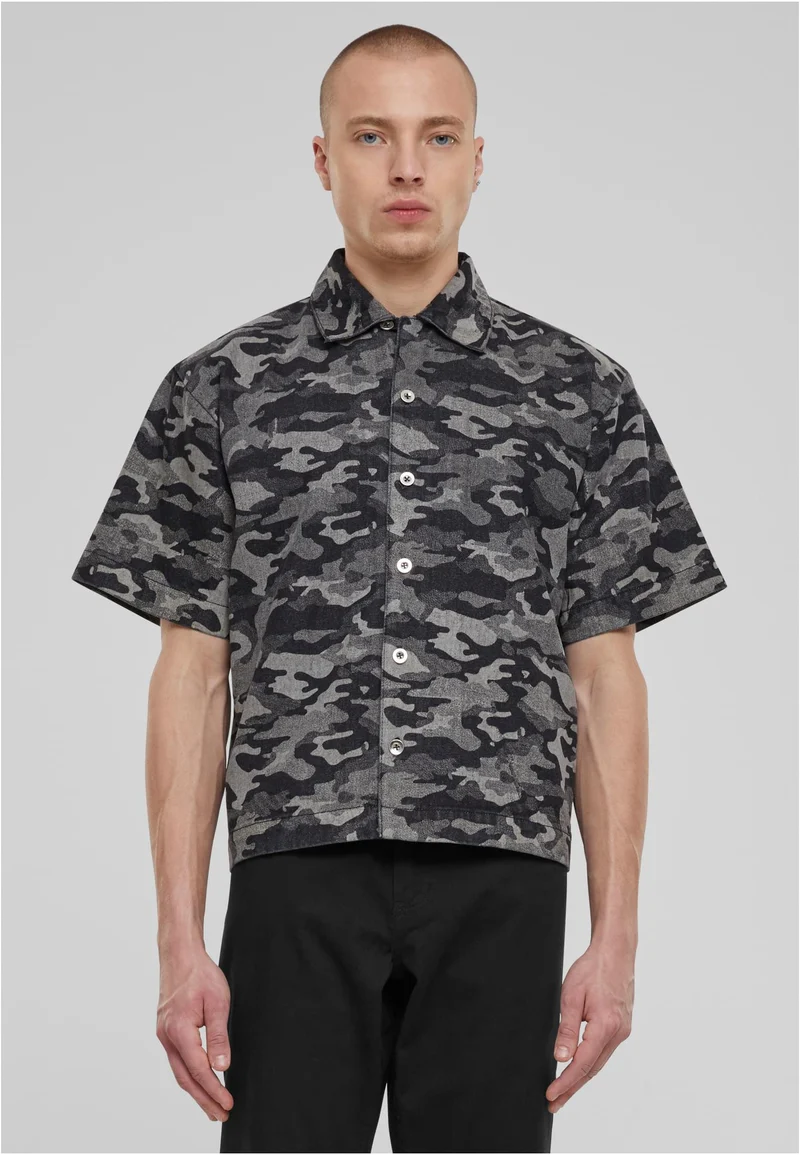 UC Laser Camo Printed Boxy Shirt